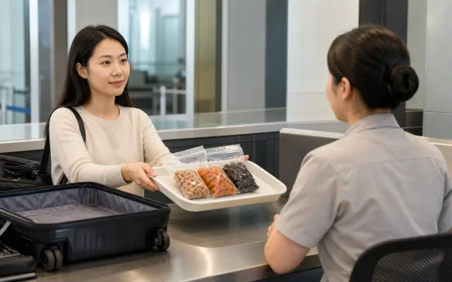 전 지역 여행 짐과 이동 준비를 담은 항공권 뒤에는 NZeTA와 입국 신고를 따로 확인하기 대표 이미지