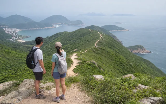 홍콩의 장소와 이동 풍경을 담은 자연을 넣은 홍콩 3박 4일 코스 대표 이미지